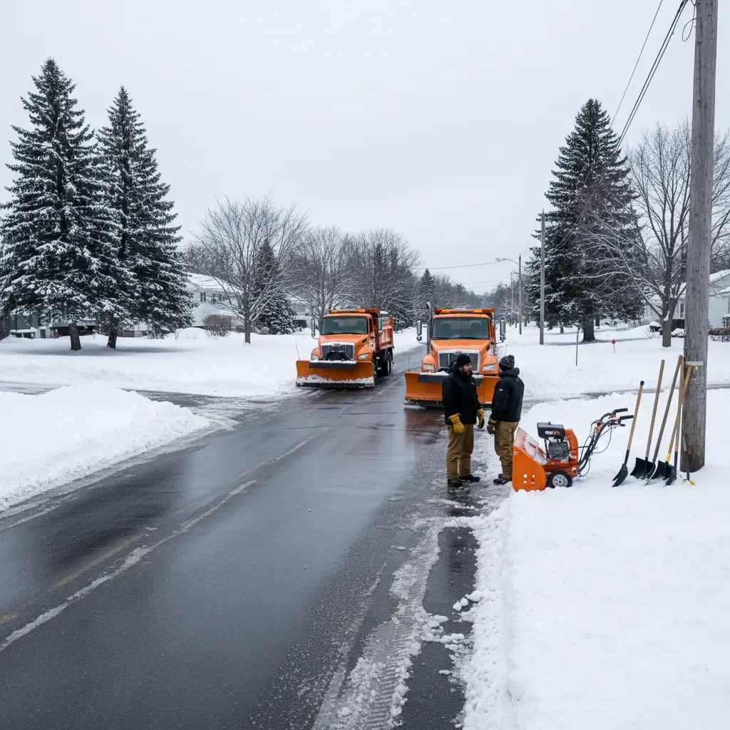 Professional Snow removal service by Elite Landscaping Fredericton in Fredericton